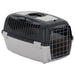 Vidaxl pet carrier grey and black 61x40x38 cm pp - Grey