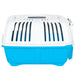 Vidaxl pet carrier white and blue 48x31.5x33cm