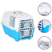 Vidaxl pet carrier white and blue 48x31.5x33cm