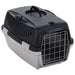 Vidaxl pet transport box grey and black 48x32x31 cm pp