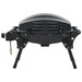 Vidaxl portable gas bbq grill with cooking zone black