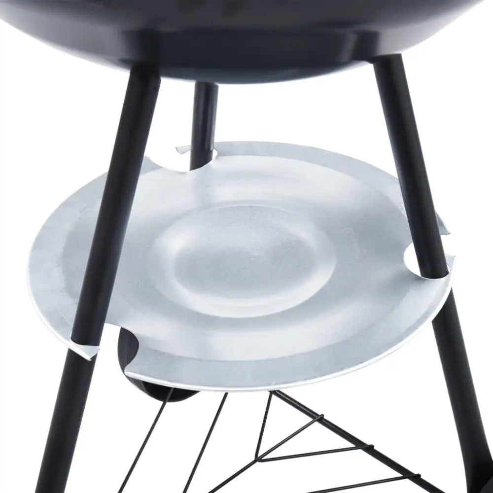 Vidaxl portable xxl charcoal kettle bbq grill with wheels