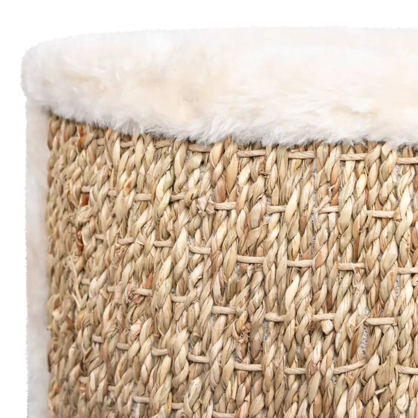 Vidaxl round cat basket 36 cm seagrass - Beige