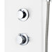 Vidaxl shower panel unit aluminium 20x44x130 cm white Nexellus