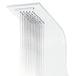 Vidaxl shower panel unit aluminium 20x44x130 cm white Nexellus