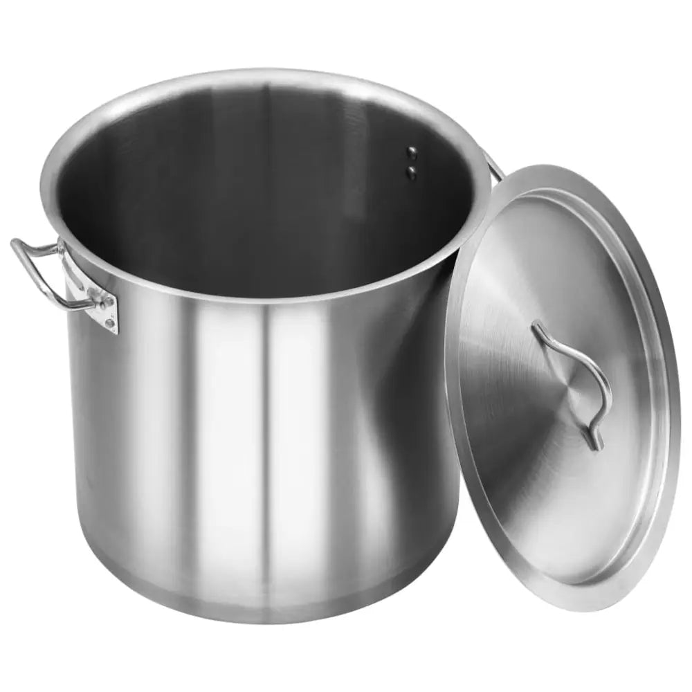 Vidaxl stock pot 35 l 36x36 cm stainless steel - Silver