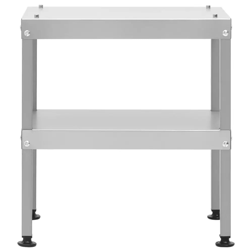 Vidaxl table for oven smoker 40x28x44.5 cm galvanised steel