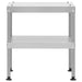 Vidaxl table for oven smoker 40x28x44.5 cm galvanised steel