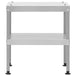 Vidaxl table for oven smoker 40x28x44.5 cm galvanised steel