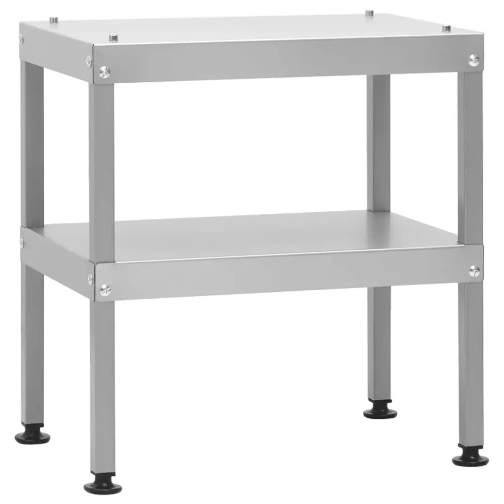 Vidaxl table for oven smoker 40x28x44.5 cm galvanised steel