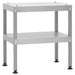 Vidaxl table for oven smoker 40x28x44.5 cm galvanised steel