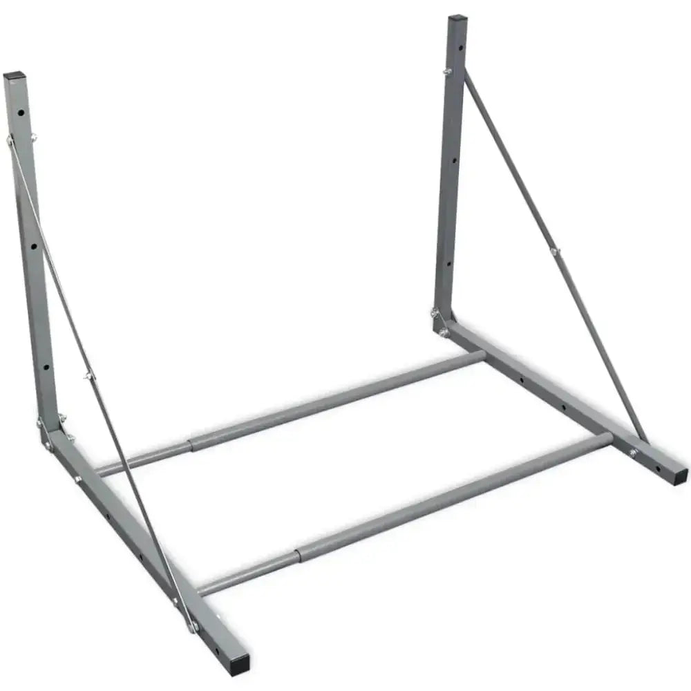 Vidaxl tyre rack silver steel Nexellus