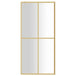 Vidaxl walk-in shower wall with clear esg glass gold 80x195 cm Nexellus