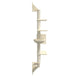 Vidaxl wall-mounted cat tree with scratching post cream 180