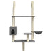 Vidaxl wall-mounted cat tree with scratching post dark grey