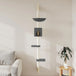 Vidaxl wall-mounted cat tree with scratching post dark grey