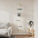 Vidaxl wall-mounted cat tree with scratching post light