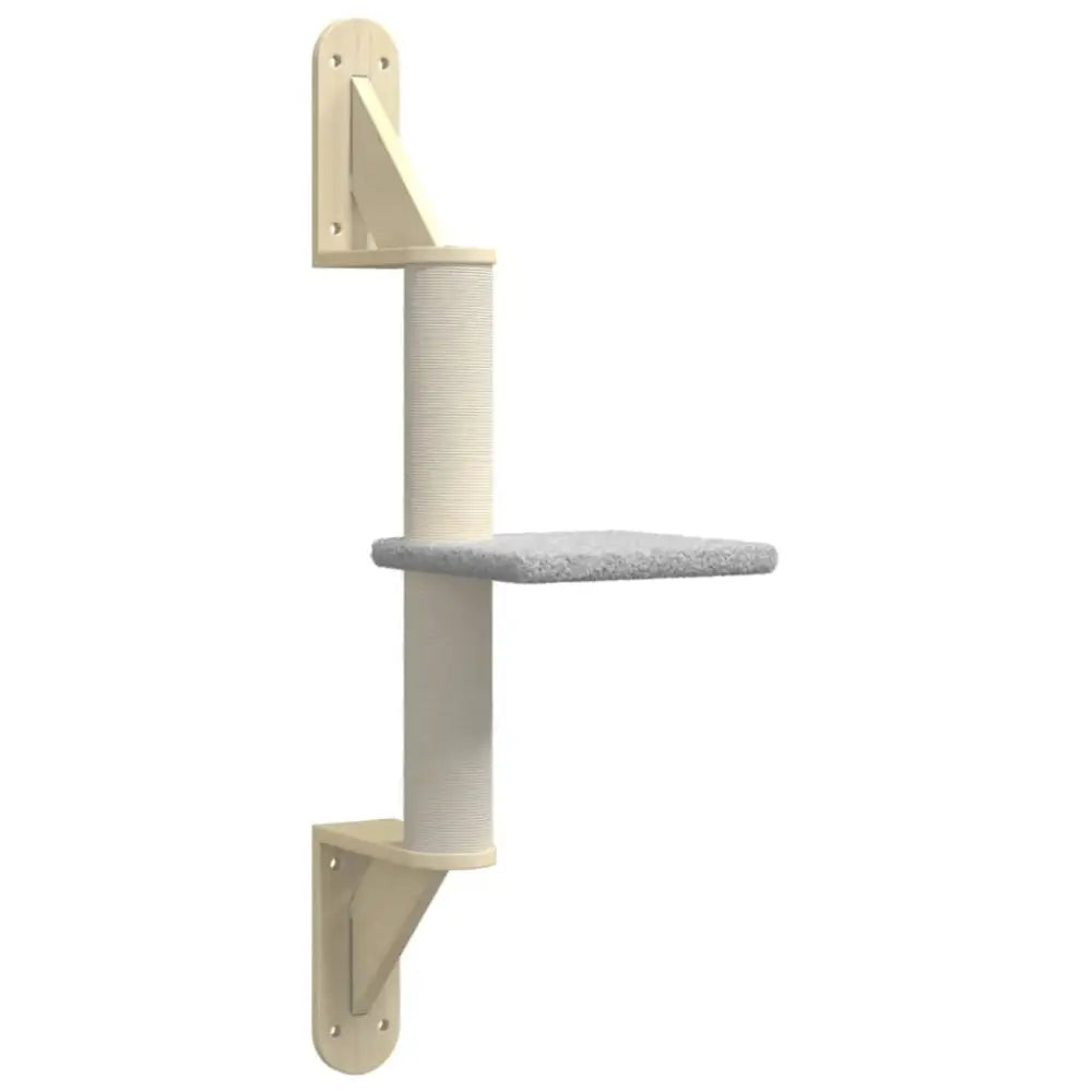 Vidaxl wall-mounted cat tree with scratching post light