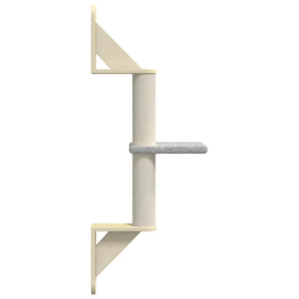 Vidaxl wall-mounted cat tree with scratching post light