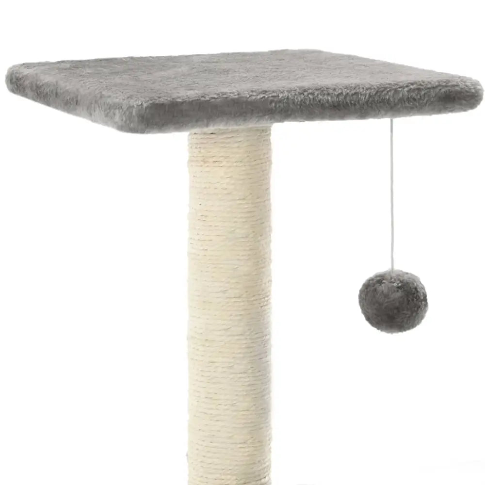 Vidaxlcat tree with sisal scratching posts 65 cm grey - Grey