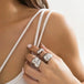 Vintage punk gold color open rings set Nexellus
