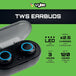 Vybe tws earbuds with 3h music playback charging case