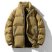 Warm Standing Collar Plus Size Thickened Cotton-padded Coat For Men Nexellus