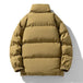 Warm Standing Collar Plus Size Thickened Cotton-padded Coat For Men Nexellus