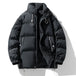 Warm Standing Collar Plus Size Thickened Cotton-padded Coat For Men Nexellus