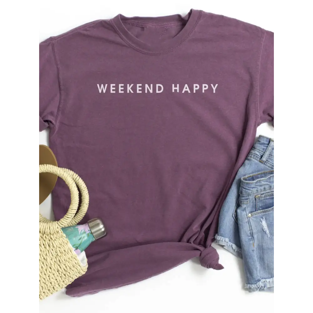 Weekend happy tee