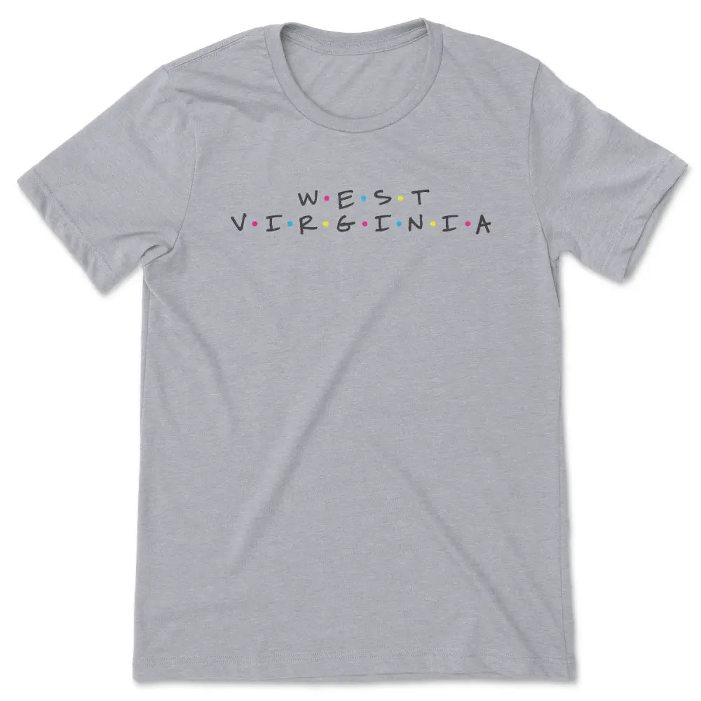 West virginia friends tee - Large