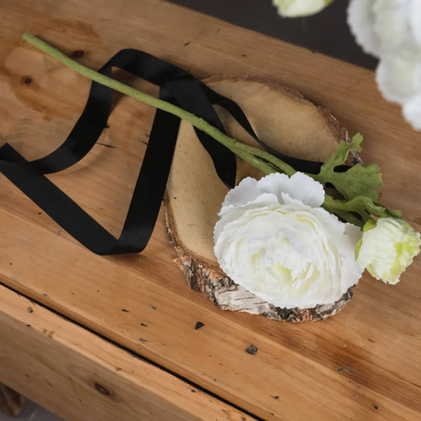 White ranunculus spray - Spring Stems