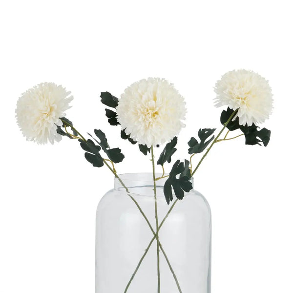 White short chrysanthemum - Autumn Stems