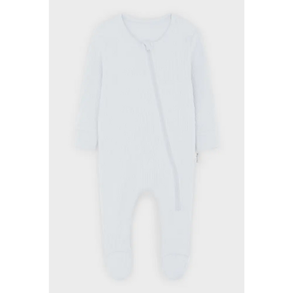 White zip sleepsuit