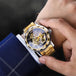 Winner golden watches classic rhinestone clock roman analog male Nexellus