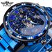 Winner golden watches classic rhinestone clock roman analog male Nexellus