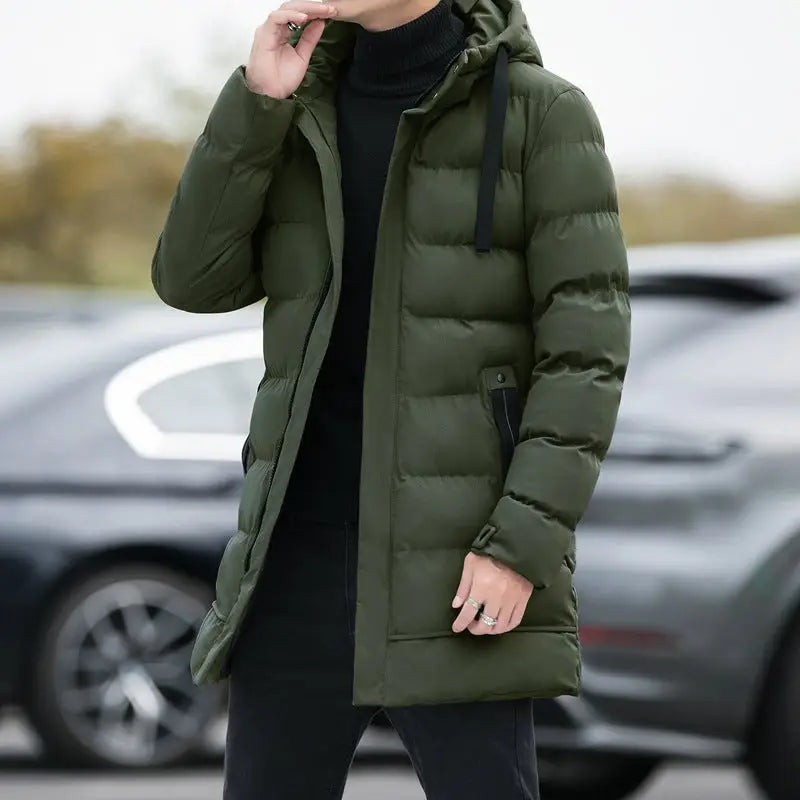 Winter-Ready Men's Long Hooded Jackets: Style Meets Warmth Nexellus