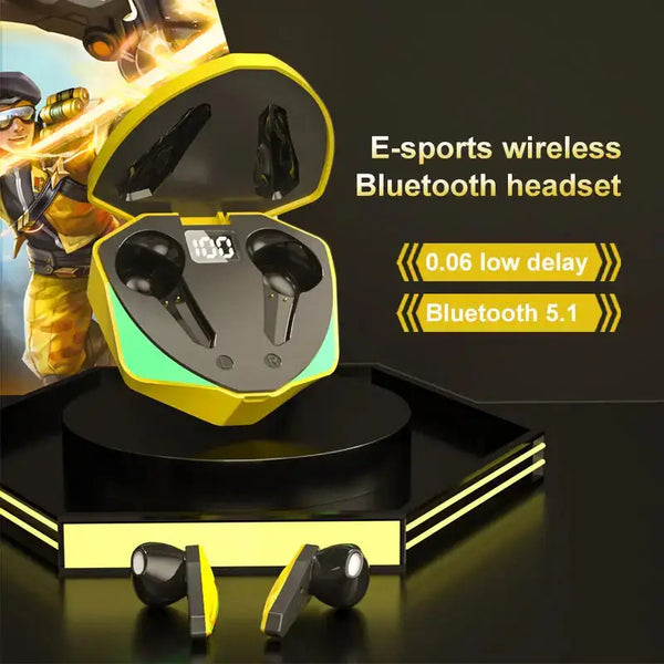 Wireless bluetooth headset gaming gaming long battery life sports not Nexellus