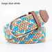 Women belt striped elastic men belt casual fashion jeans dress pin Nexellus