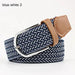 Women belt striped elastic men belt casual fashion jeans dress pin Nexellus