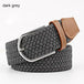 Women belt striped elastic men belt casual fashion jeans dress pin Nexellus