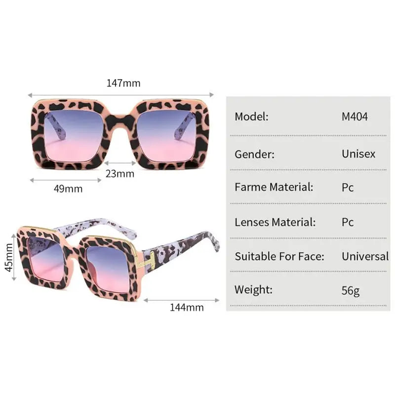 Women Fashion Brand Square Sunglasses Nexellus