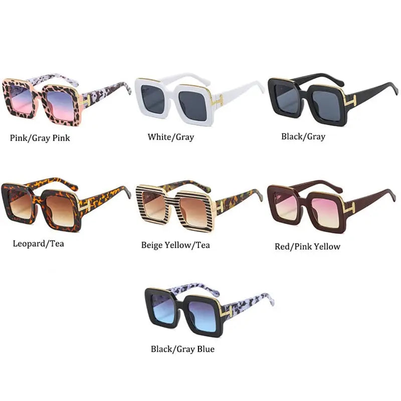 Women Fashion Brand Square Sunglasses Nexellus