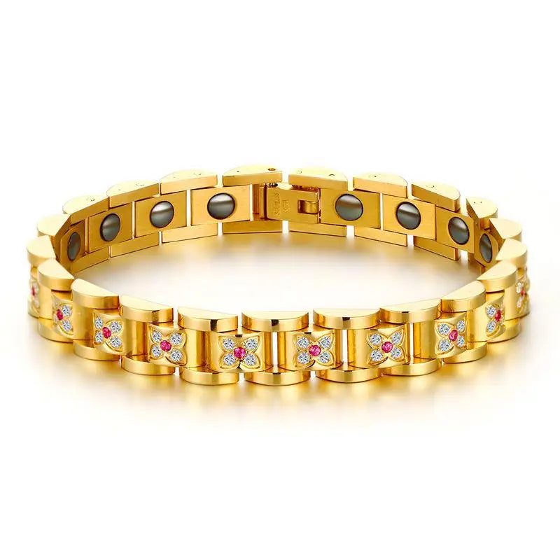 Women Gold Magnetic Bracelet - Nexellus