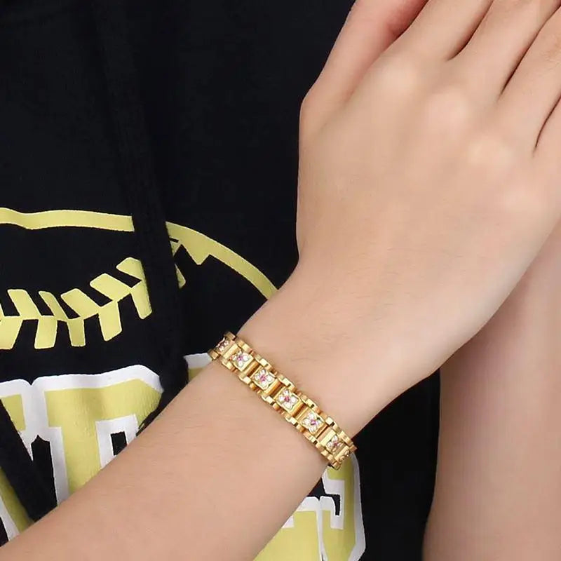 Women Gold Magnetic Bracelet - Nexellus