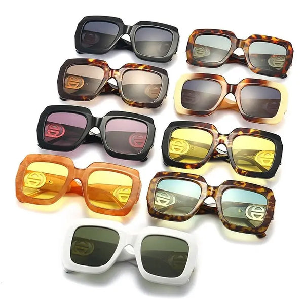 Women Luxury Large Square Sunglasses Nexellus