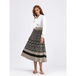 Women sweater skirt elegant long maxi warm skirt fashion thick midi Nexellus