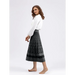 Women sweater skirt elegant long maxi warm skirt fashion thick midi Nexellus