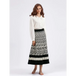 Women sweater skirt elegant long maxi warm skirt fashion thick midi Nexellus