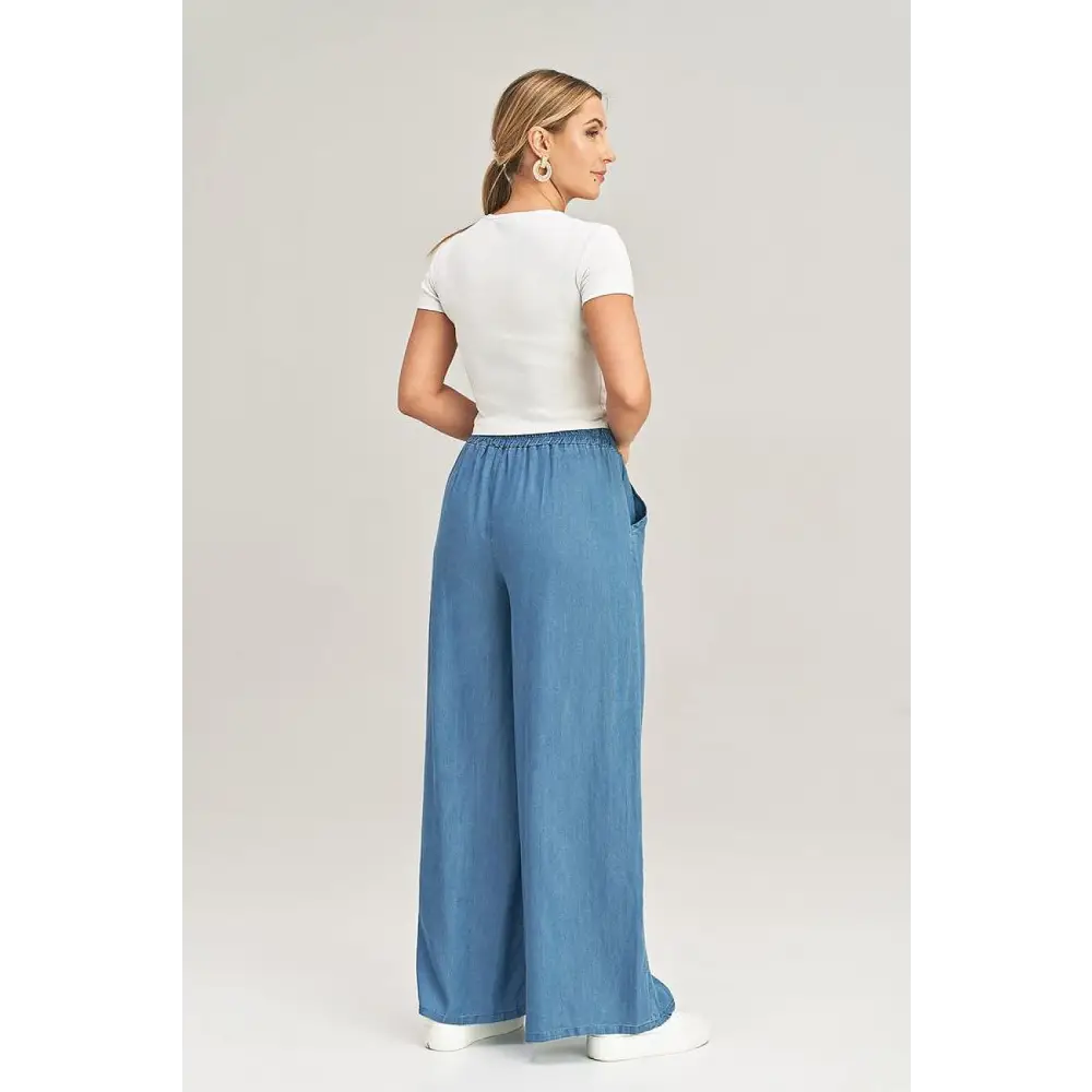 Women trousers figl - blue / one-size-fits-all